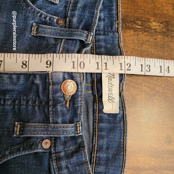 Madewell Jeans 27 Skinny 10" High Rise Medium Dark Wash Tummy Control Stretch - Picture 9 of 12